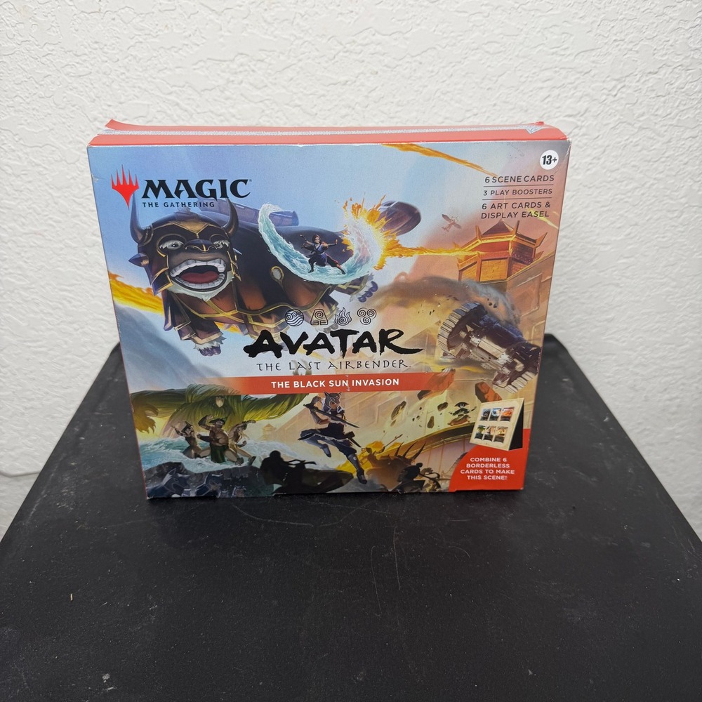 Magic The Gathering Avatar The Last Airbender Scene Box The Black Sun Invasion